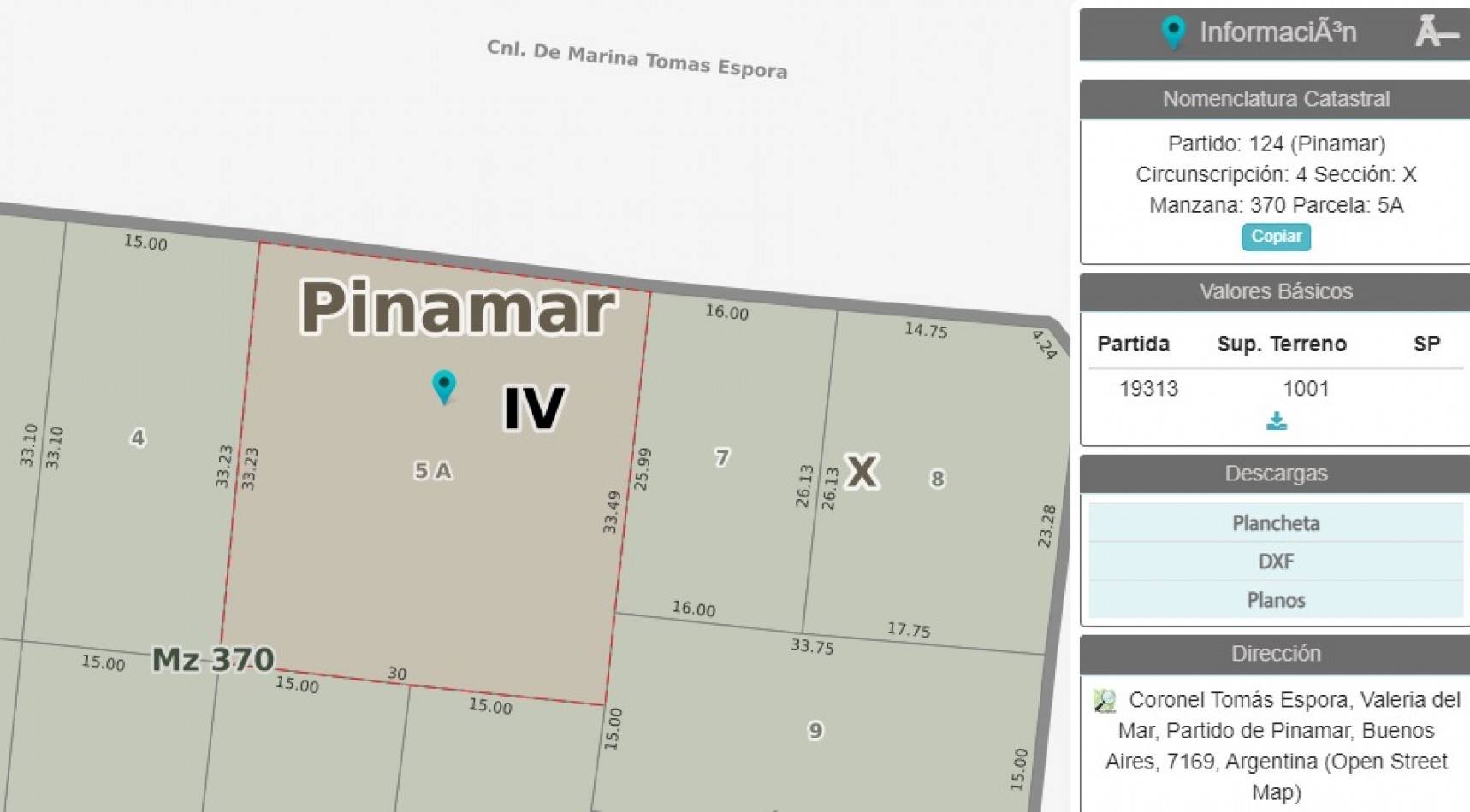 Lote multifamiliar en Av. Espora Valeria del Mar